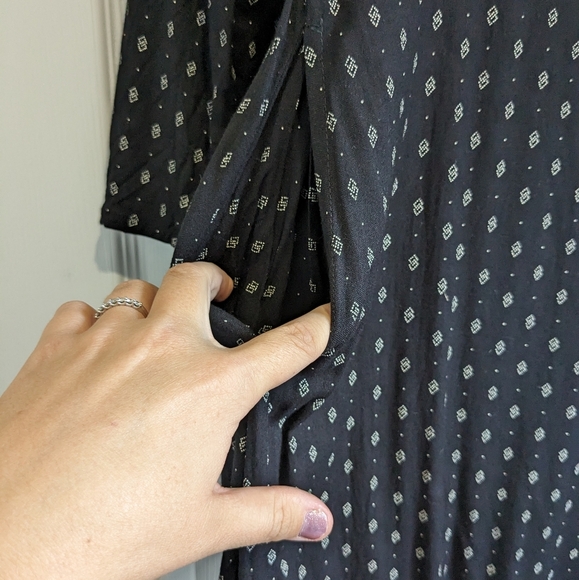 Able Lena Wrap Over Dress Size M - Picture 8 of 12